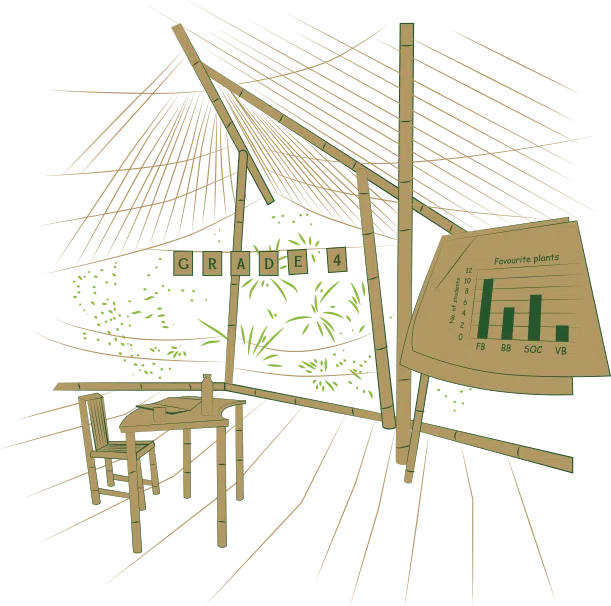 Green Schools silhouette 